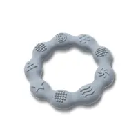 Jucarie pentru dentitie bebelusi Lorelli Baby Care Inel Grey