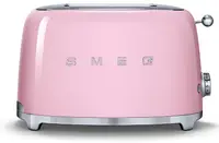 Toaster Smeg - TSF01PKEU, 950W, 6 viteze, roz
