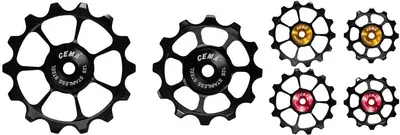 8269 Cema set roți ghidaj 12-14T Shimano 12v, negru