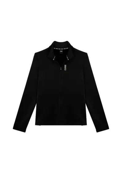 Hanorac schi dama Stretch Full Zip - Negru