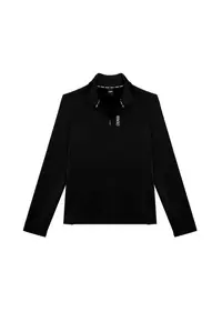 Hanorac schi dama Stretch Full Zip - Negru
