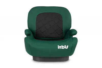 Inaltator auto copii Caretero Irbis I-Size Emerald 125-150 cm, fixare cu isofix, centura de ghidaj, spatar reglabil si detasabil, husa lavabila, cotiere, Certificat R129