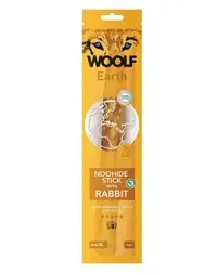 WOOLF Earth Noohide Stick with Rabbit XL 85g baton cu iepure pentru caini