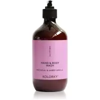 Kolorky Hand & Body Wash gel de curățare pentru maini si corp Patchouli &Amber Vanilla 490 ml