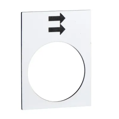 Legenda - 30 X 40 Mm - Alba - Ridicare Sau La Dreapta, Rapid