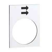 Legenda - 30 X 40 Mm - Alba - Ridicare Sau La Dreapta, Rapid