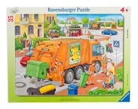 Puzzle Ravensburger din 35 de piese - Camion de curatenie