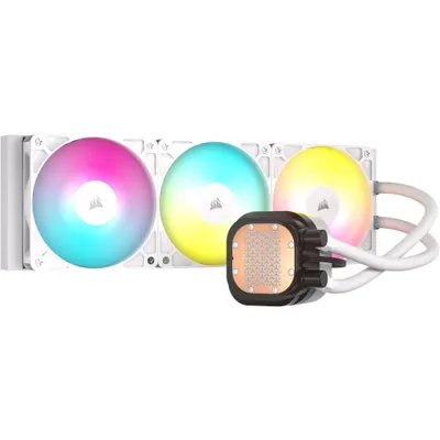 Sistem de răcire cu lichid Corsair – Nautilus 360 RS ARGB, 3x 120 mm, alb