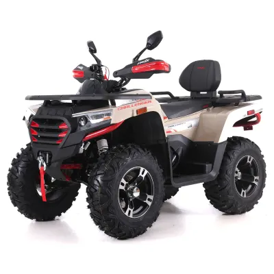 ATV Asix Challenger 300cc, roti 12 inch, 2+1 viteze, culoare crem rosu, inregistrabil T3B