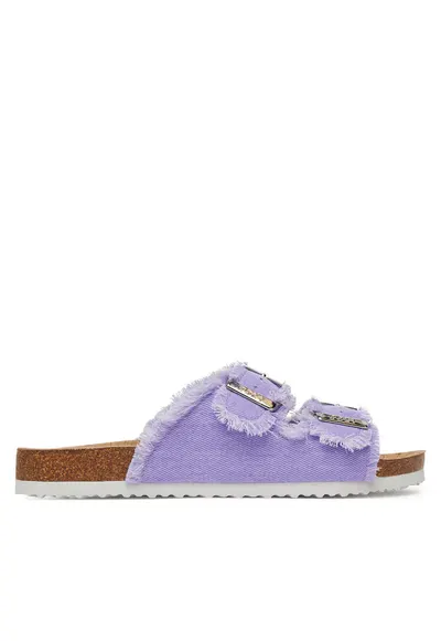 Papuci fete AVO-RMT-117 - Textil - Violet