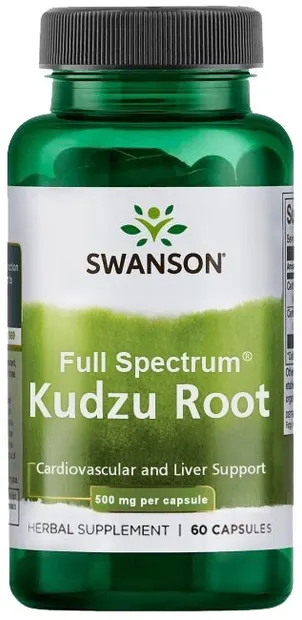 Kudzu Root, 500 mg, 60 capsule, Swanson