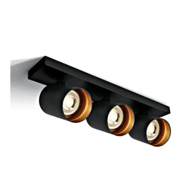 Acrux 3x10W GU10 MR16 110-240V IP20 negru
