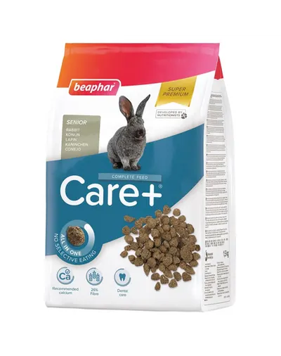 BEAPHAR Care+ Rabbit Senior hrana iepuri seniori 1,5 kg
