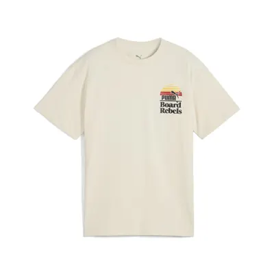 Tricou fitness copii Mid 90s Graphic verde PUMA Alpine Snow White