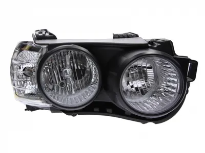 Far dreapta (H7, reglaj electric, cu motoras, fundal negru) CHEVROLET AVEO