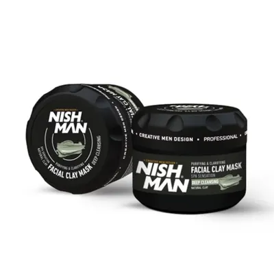 Masca faciala pentru curatare - NISH MAN - 450 g