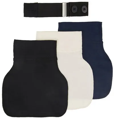 Extensie pentru pantaloni Carriwell - 3 buc, Black/White/Navy