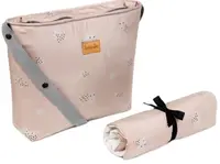 Geantă de călătorie Baby Clic - Nuit Pink, cu saltea pentru schimbat scutece