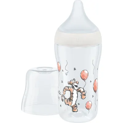 NUK Perfect Match Disney biberon cu controlul temperaturii Tiger 3m+ 1 buc