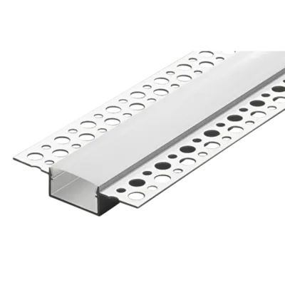 Profil aluminiu banda LED pentru rigips, 21mm, 3m - Comenzi sub 25 buc/bax: ridicare din depozit