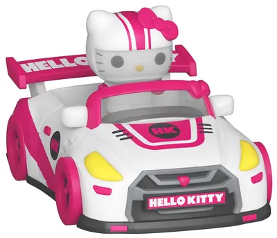Mini-figurină Funko Bitty POP! Rides: Hello Kitty - Hello Kitty in Racecar (Tokyo Speed)