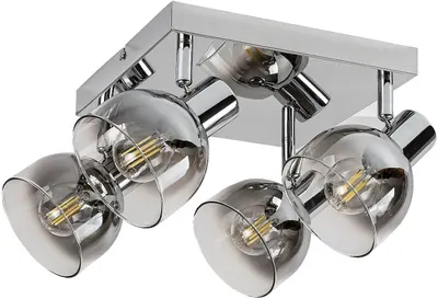 Spot cvadruplu Rabalux - Tarien 3250, IP20, E14, 4 x 40W max, 230V, cromat