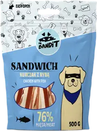 Mr. Bandit Sandwich, Pui Cu Peste, 500 g