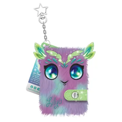 Mini carnețel pufos, personaj Lilya - Nebulous Stars