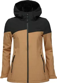 Jachetă softshell damă Loap Ludysa Brown
