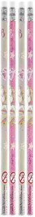 Set de creioane grafit cu radieră Starpak Unicorn - 4 buc
