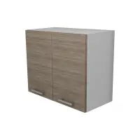 Corp Superior Hota Lecce, Stejar Sonoma Inchis/Alb, 60 x 30 x 50 cm