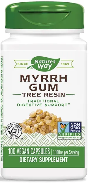 Myrrh Gum Tree Resin, 100 capsule, Nature's Way