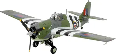 Model de asamblare TAMIYA Militar: Avioane - Grumman FM-1 Wildcat/Martlet Mk.V (TAM61126)