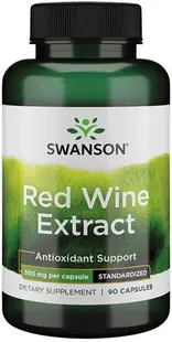 Red Wine Extract, 500 mg, 90 capsule, Swanson