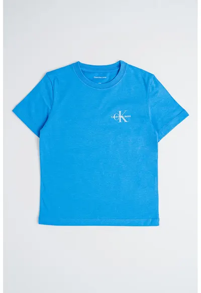 Tricou cu logo - Albastru royal/Albastru