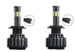 Set 2 Becuri H7 Led Auto X9 putere 60W temperatura 5500K 8000 lumeni/set