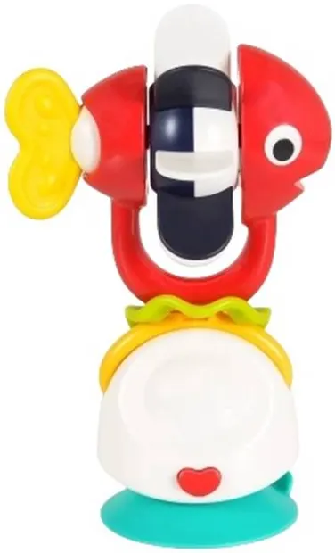 Zornăitoare pentru bebeluși cu ventuză Hola Toys - Peşte