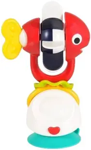 Zornăitoare pentru bebeluși cu ventuză Hola Toys - Peşte