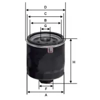 Filtru ulei SOFIMA S 3428 R