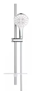 Coloana dus Grohe SmartActive 130, 26577LS0, montare pe perete, 600 mm, 3 functii, etajera, Crom lucios