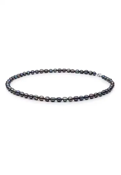 Colier argint cu perle naturale baroque - Místico