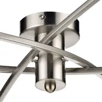 Plafoniera Morgan 6 Light Semi Flush Satin Chrome