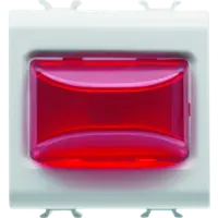 Protruding Indicator Lamp - 12v Ac/dc / 230v Ac 50/60 Hz - Red - 2 Modules - White - Chorus