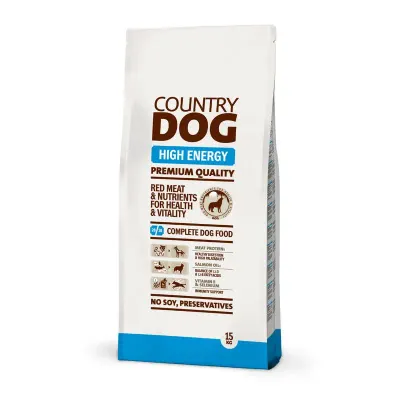 Hrana uscata pentru caini Country High Energy 15 kg