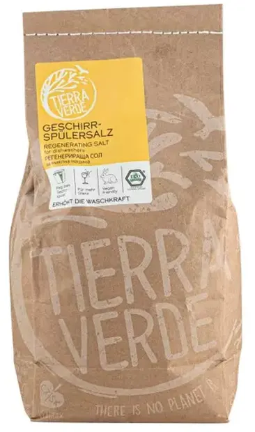 Sare ecologică regeneratoare pentru mașina de spălat vase Tierra Verde - 2 kg