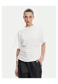 Tricou dama alb - bumbac