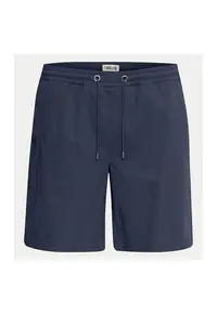 Pantaloni scurti barbati - 303539306 - Albastru inchis - Bumbac