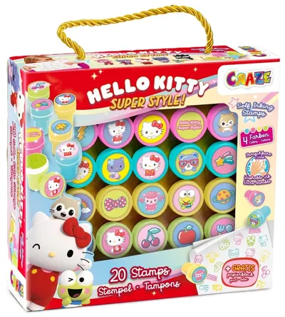 Set de ștampile Craze - Hello Kitty, 20 buc