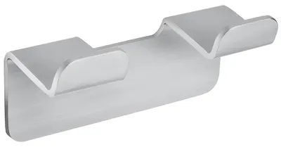 Cuier dublu Inter Ceramic - Elinor, argintiu