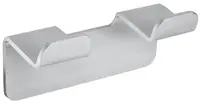 Cuier dublu Inter Ceramic - Elinor, argintiu